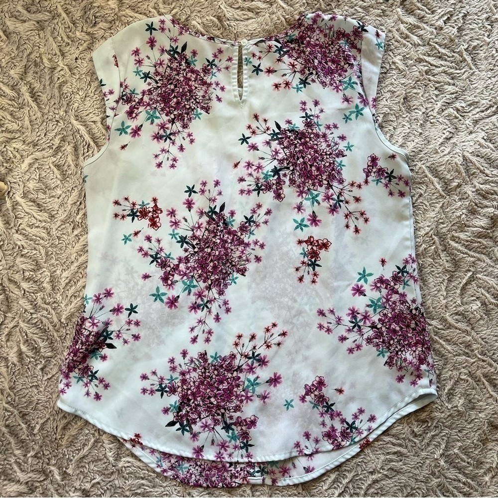 4 for 16$ Floral Print Candies Blouse - Picture 3 of 5